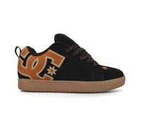 DC Shoes Court Graffik, Scarpe da Skateboard Uomo, Nero/Marrone/Gomma, 43 EU