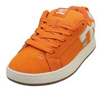 DC Shoes COURT GRAFFIK SE Skate Trainers Orange White Mens - 43 EU
