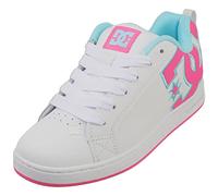 Scarpe DC Shoes Court Graffik bianco rosa gomma blu donna - 38