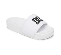 DC Shoes Dc Slide, Sandali Donna, Bianco Bianco e Nero, 37 EU