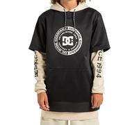 DC Shoes - Felpa Softshells - Dryden Black per Uomo in Pelle - Taglia L - Nero