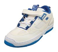 DC Shoes Js 1 Uomo White Blue Formatori Pattinare - 43 EU