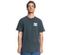 T-shirt DC Shoes Line Up manica corta grigio scuro bianco - S