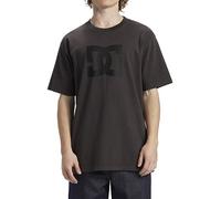 T-shirt DC Shoes Star Pigment Dye manica corta grigio scuro - XXL