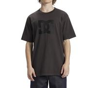T-shirt DC Shoes Star Pigment Dye manica corta grigio scuro - XL