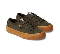 DC Shoes Manual ADBS300366-DOL, Scarpe da ginnastica Bambini e ragazzi, Oliva Impolverato, 34 EU