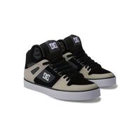 DC Shoes Pure High Top WC, Scarpe da Ginnastica Uomo, Nero Grigio E Marrone, 42.5 EU