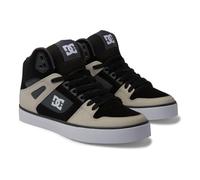 DC Shoes Pure High-Top WC, Scarpe Uomo, Nero Grigio E Marrone, 43 EU