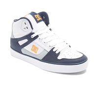 DC Shoes Pure High-top WC Trainers EU 44 1/2, Bianco Bianco Grigio Arancione