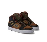 DC Shoes Pure High Top WC WNT, Scarpe da Ginnastica Uomo, Brown Brown Green, 43 EU
