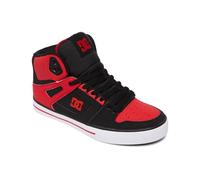 DC Shoes Pure - Scarpe da Ginnastica, Fiery Red/White/Black,