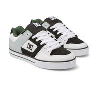 DC Shoes Pure, Scarpe da Ginnastica Uomo, Bianco, Nero, Verde, 44.5 EU