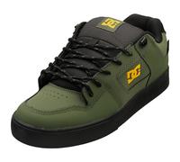 DC Shoes PURE WNT Mens Skate Trainers Olive Black - 42 EU