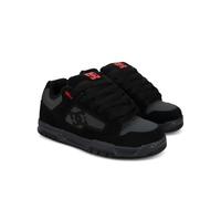 DC Shoes Scarpe da Ginnastica da Uomo, DC Coiler, Nero/Grigio/Rosso, 46 EU