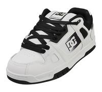 DC Shoes Scarpe da Skate STAG Bianche e Nere per Uomo - 44.5 EU