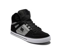 DC Shoes Pure High Top-Scarpe in Pelle, Ginnastica Uomo, Black Battleship Armor, 42 EU