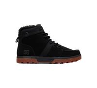 DC Shoes - Scarpe foderate in sherpa - Woodland Black Gum per Uomo in Pelle - Taglia 9 US - Nero