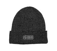 DC Shoes – Berretto con risvolto Sight – Nero riflettente – Taglia unica Uomo