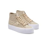 DC Shoes Manuale Hi Platform, Scarpe da Ginnastica Donna, Tortora Espresso, 38.5 EU
