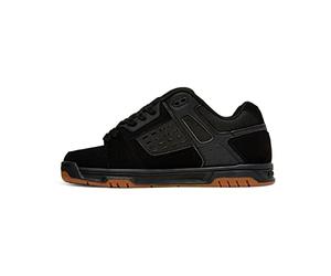DC Shoes - Sneaker Stag, Uomo, Nero (Black/Gum), 38,5