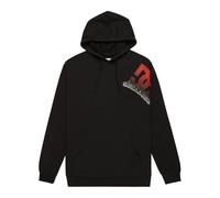 DC Shoes Solid Lefty - Felpa con cappuccio da uomo, Nero , L