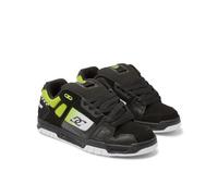 DC Shoes Stag - Scarpe con lacci per uomo, nero bianco verde, 42.5 EU