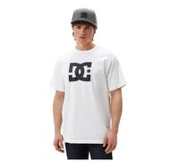 DC Shoes Star t-shirt uomo in cotone bianco con logo M