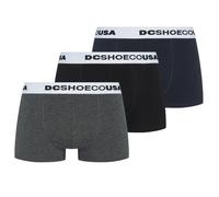 DC Shoes Uomo Boxer Casual 3 Pezzi Grigio Nero Blu Nuovo