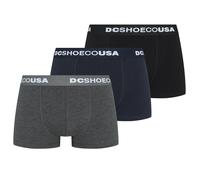 DC Shoes Uomo Boxer Casual 3 Pezzi Nero Grigio Navy Nuovo