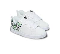 DC Shoes Uomo Court Graffik Sneaker, Liquid Fuego White, 43 EU