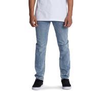 DC Shoes Worker - Jeans da uomo con vestibilità dritta, Indigo Light, 33W x 34L