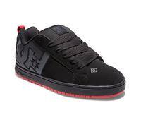 DC Shoes - Zapatillas de deporte de cuero nobuck para hombre, Negro, 39