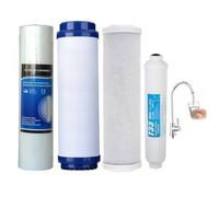 DC Solution | Filtri depuratore acqua Kit 4 filtri osmosi inversa domestico | Acqua potabile dal rubinetto di casa (1)