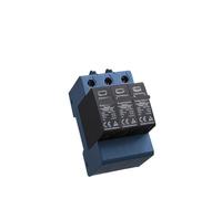 DC SPD 3P 20-40KA 1000V 1500V Surge Protective Device Low-voltage Arrester House din rail 3 Poles Protector YRSP-D2/T2 MQXFCZUX(3P 1000V,Blue TUV)