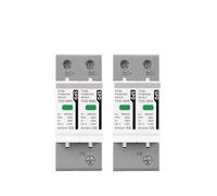 DC SPD Surge Protective Device 600V 1000V 2P 20KA 40KA 60KA Voltage Protector Solar PV Photovoltaic Lightning Arrester BIANMTSW(60KA,DC 600V)