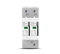 DC SPD Surge Protective Device 600V 800V 1000V 2P 20KA 40KA 60KA Voltage Protector Solar PV Photovoltaic Lightning Arrester NWPNLXEA(60KA,DC600V)