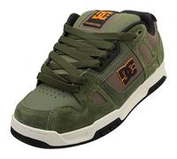 DC Stag Mens Skate Trainers Olive - 43 EU