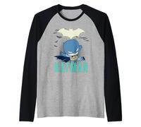 DC Super Friends Batman Leaping Maglia con Maniche Raglan