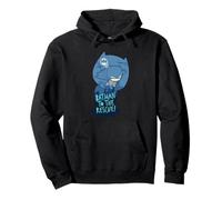 DC Super Friends Batman Swinging Silhouette Felpa con Cappuccio