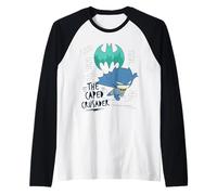 DC Super Friends Batman The Caped Crusader Maglia con Maniche Raglan