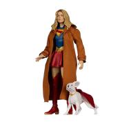 Dc Theatrical Action Figure Deluxe Supergirl con Crypto 17 Cm Mcfarlane Toys