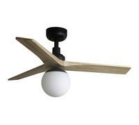 Dc Ventilatore da Soffitto con Luce Klim S Quercia 92 CM Risparmio Energetico [EEK: Non valutato]