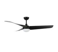 Dc Ventilatore da Soffitto con Telecomando Osprey Nero LED Regolatore [EEK: Non valutato]