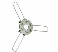 DC VOLTAGE 160CM Clip a molla in metallo per paralumi lampada, clip di ritenuta a molla del paralume per staffe di montaggio Illuminazione Lampade a sospensione Lanterne Accessori (3 ali 50cm)