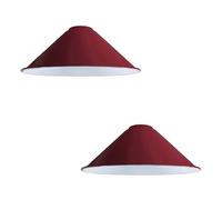 DC Voltage 2pcs Lampada A Sospensione Moderna Paralume Conico Metallo 22cm Lampadario A Soffitto Facile Da Montare Attacco E27 Plafoniera Design Per Cucina Soggiorno Corridoio Bar