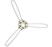 DC VOLTAGE 80CM 3 Ali Clip a molla in metallo per paralumi lampada, clip di ritenuta a molla del paralume per staffe di montaggio Illuminazione Lampade a sospensione Lanterne Accessori