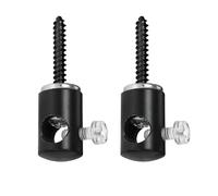 DC VOLTAGE Gancio da soffitto dal design moderno, confezione da 2 pezzi, gancio per illuminazione a sospensione e lampadario, per lampada da soffitto moderna con vite regolabile, ideale per appendere