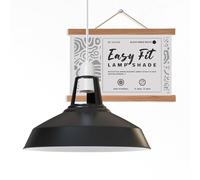 DC VOLTAGE Paralume da Soffitto Moderno in Metallo 30 cm Facile da Installare Lampada a Sospensione per Camera da Letto Cucina Bagno Stile Antico