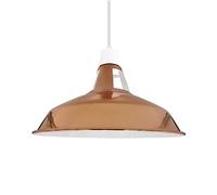 DC VOLTAGE Paralume da Soffitto Moderno in Metallo 30 cm Facile da Installare Lampada a Sospensione per Camera da Letto Cucina Bagno Stile Antico