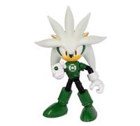 DC X Sonic Action Figure di Silver nei panni di Green Lantern 13cm, Licenziata Ufficialmente da Jakks Pacific, Altamente Articolata e dal Design Dettagliato, Confezione da Collezione